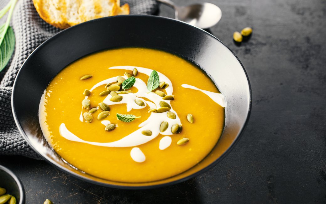 Гарбузовий суп з карі