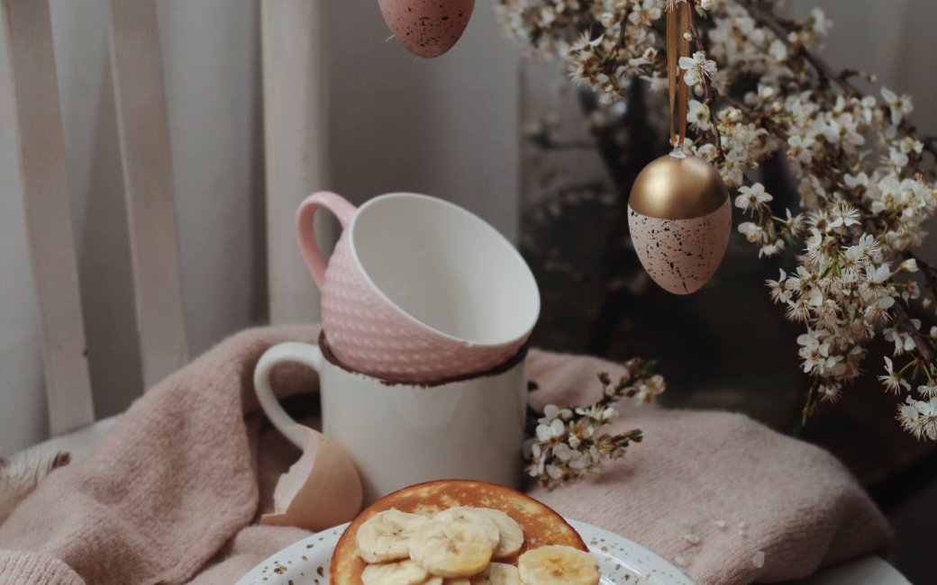 Блинчики с бананом