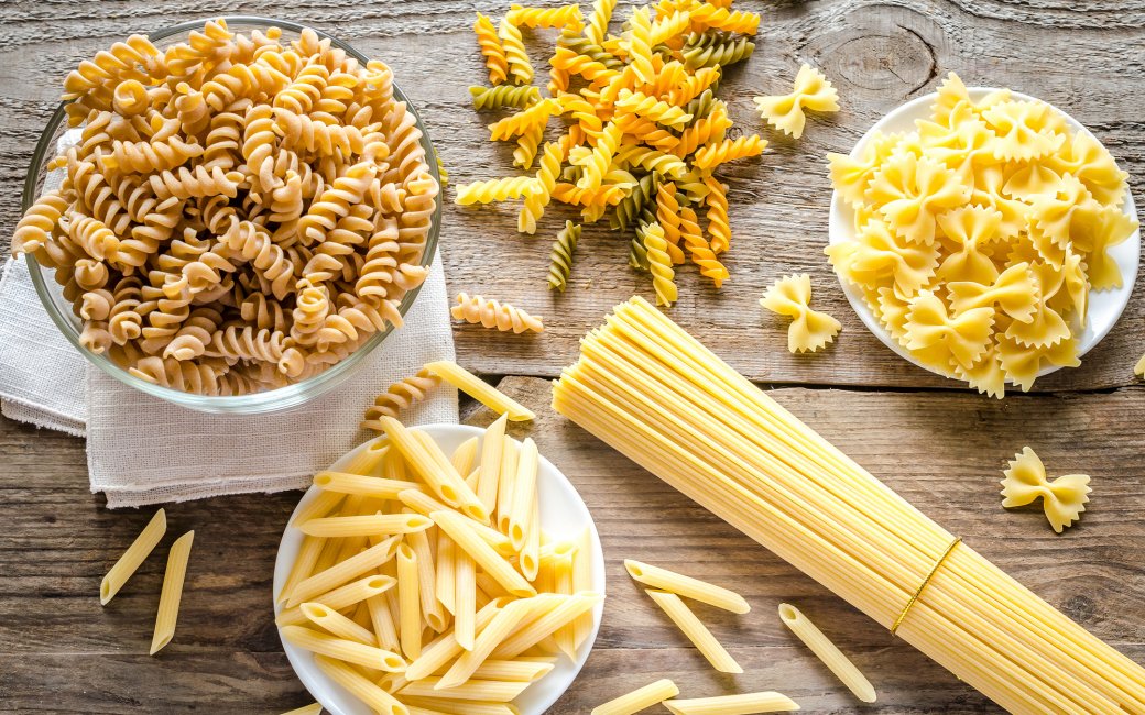 Различные типы пасты