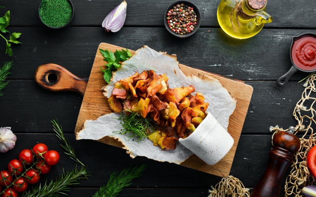 картопля з підчеревиною «а-ля гурме»