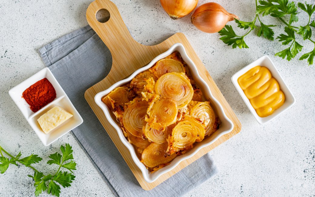 Цибулеві чипси з сиром