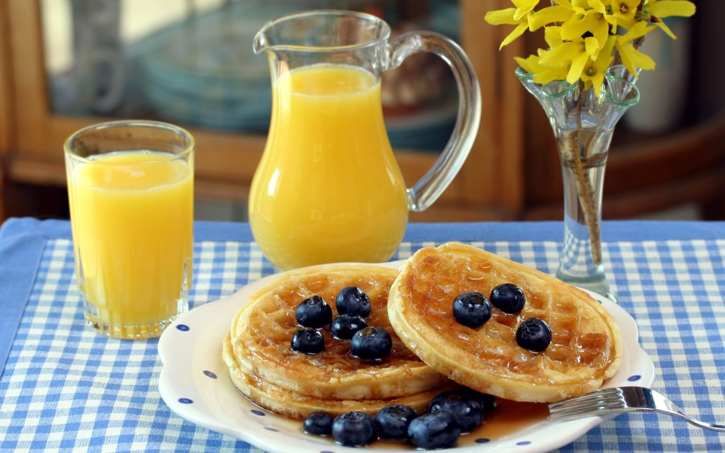 вафлі, апельсиновий сік вафлі, апельсиновий сік