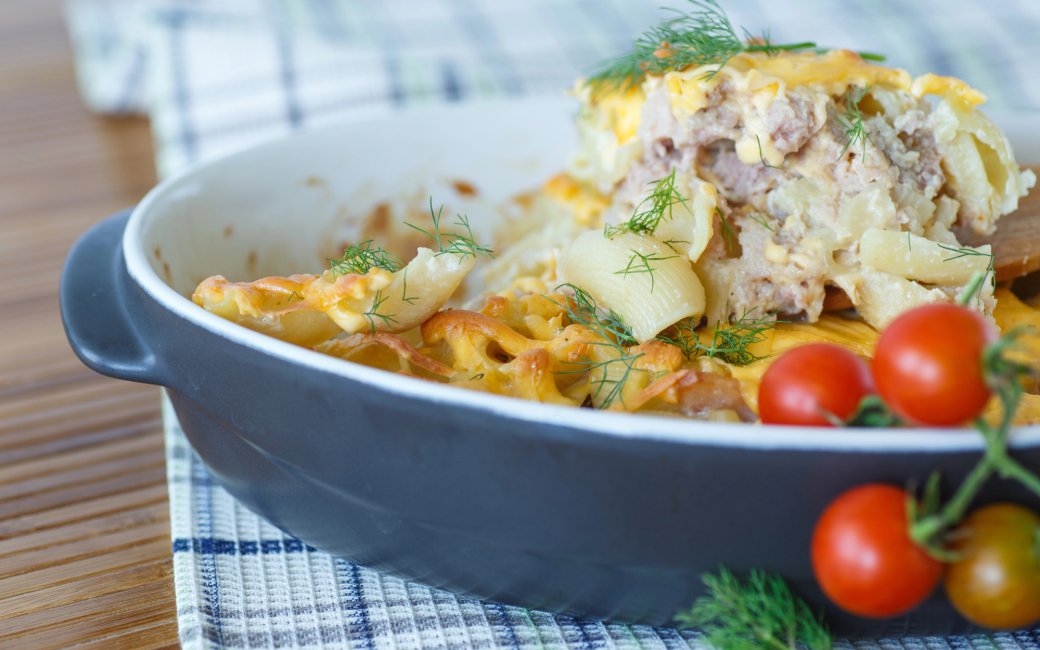 Запіканка з курячим фаршем