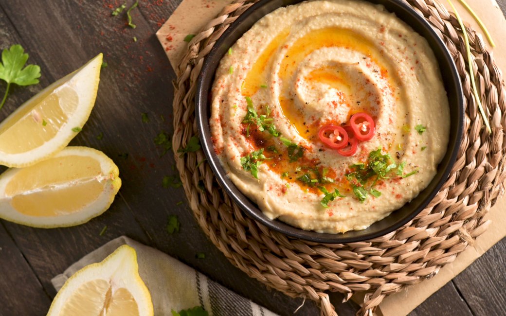 Хумус з лимоном