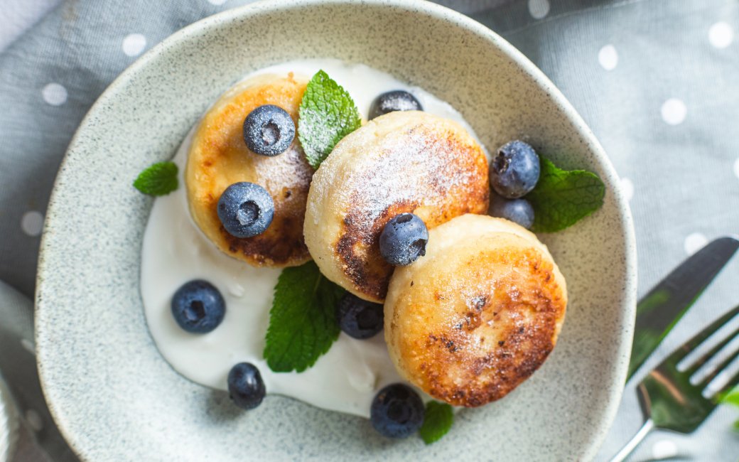 Сирники зі сметаною