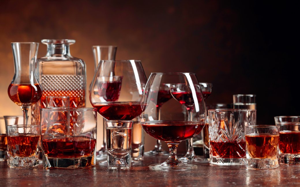 Різні види алкоголю