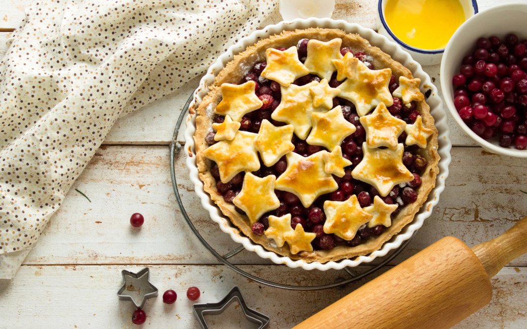 Пиріг з журавлино