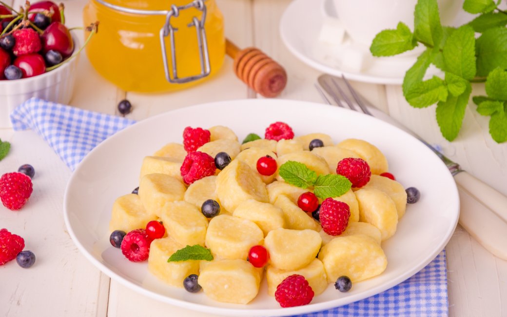 Солодкі ліниві вареники