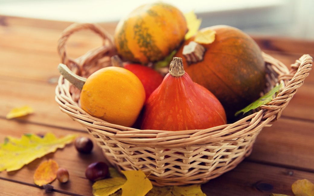 Гарбузи у кошику