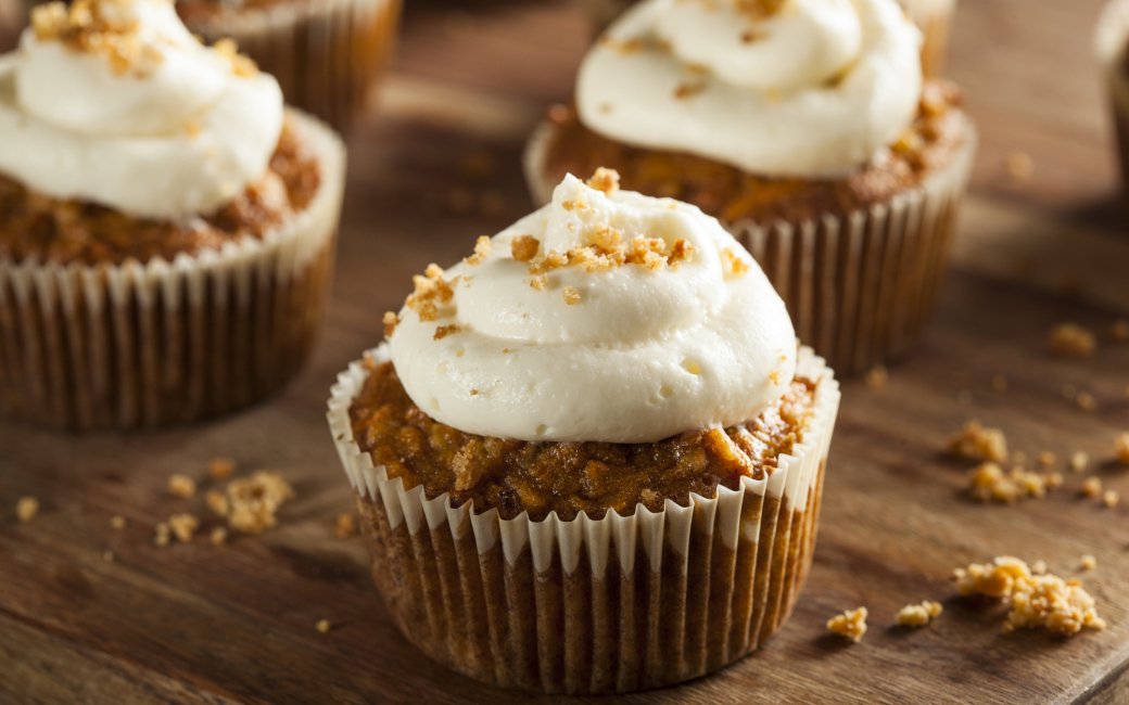 Морквяні капкейки з кремом
