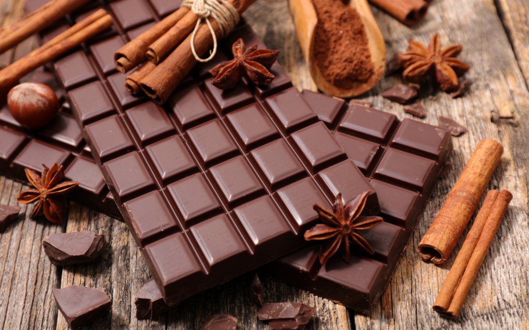 шоколад й кориця