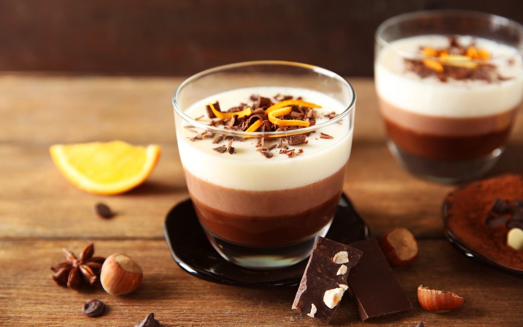 Десерти в склянках на Новий рік