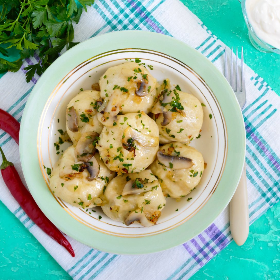 Галушки по-охотничьи