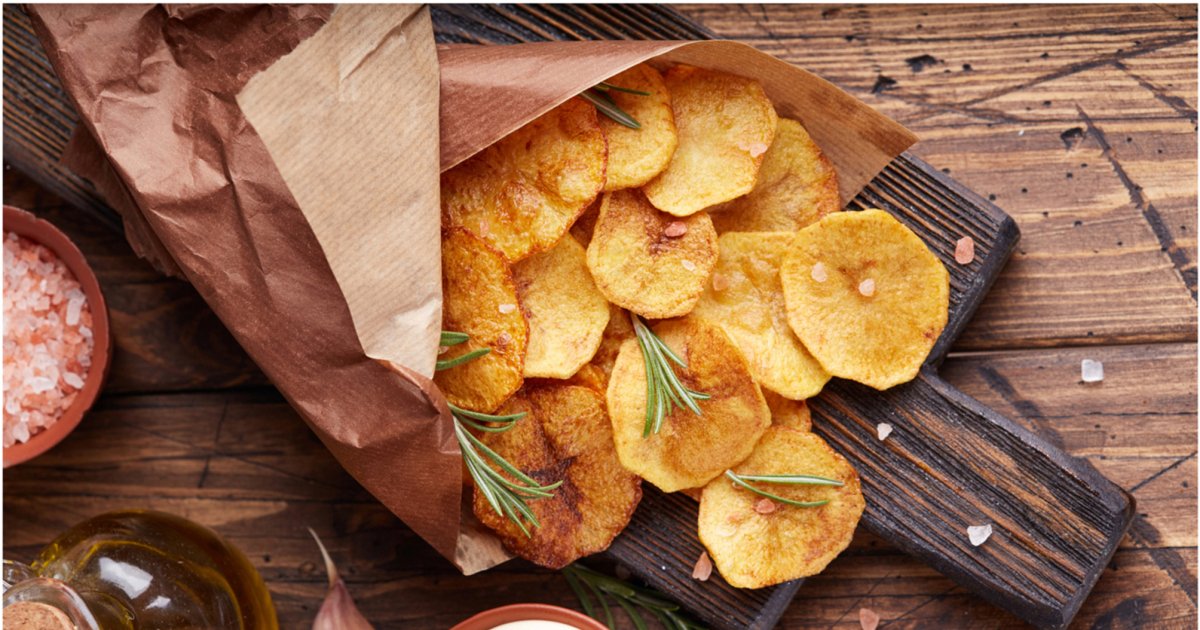 Как сделать чипсы из картошки в духовке в домашних условиях