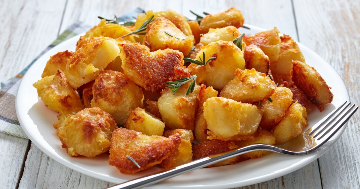 Рецепт: Тертый жареный картофель - Со специями