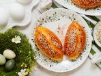 Пиріжки з яйцем і зеленою цибулею