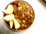Яблучно-кавовий крем з горіхами