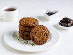 Протеїнове печиво з нутом, фініками та шоколадом