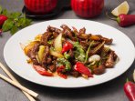 Мʼясо з овочами по-корейськи