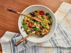 Протеїновий салат з макаронами