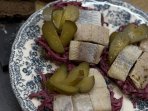 Святкові бутерброди з оселедцем
