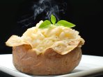 Запечена картопля із сиром