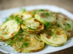 Кабачки з карі в духовці