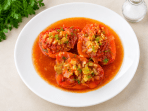 Перець, фарширований кабачками