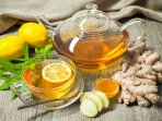 Чай с медом, лимоном и имбирем