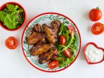 Курячі крильця з медом і лимоном в аерогрилі