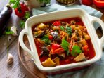 Рагу с баклажанами и картофелем