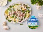 Салат з тунцем і кисломолочним сиром