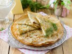 Картопляні млинці з кропом