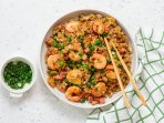 Смажений рис з креветками