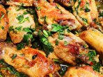 Запечені курячі крильця