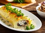 Струдель з картоплею та грибами