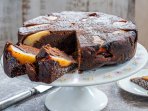Шоколадний пиріг із грушами без глютену