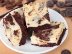 Брауні з сиром і бананами