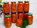 Салат з кабачками і консервами