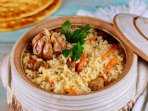 Плов з курячими шлунками