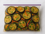 Маринованные баклажаны в пакете