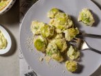 Вершкове рагу з брюссельської капусти
