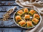 Пахлава з ревенем і фісташками