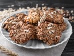 Гречане печиво з вівсянкою і родзинками