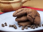 Печиво з шоколадного масла