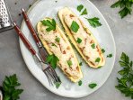 Кабачкові човники з білковою начинкою