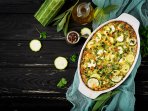Кабачкова запіканка з сиром