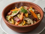 Козацький куліш із першими грибами