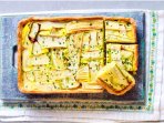 Листковий пиріг з кабачками та рикотою