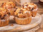 Горіхові мафіни з яблуками та морквою